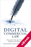 Cover of Digital Commercial Law: Private Law in the Age of Tokens, Platforms, and Automation (eBook)