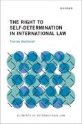 Cover of The Right to Self-Determination in International Law