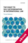 Cover of The Right to Self-Determination in International Law (eBook)