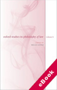 Cover of Oxford Studies in Philosophy of Law, Volume 6 (eBook)