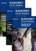 Cover of Blackstone's Police Manuals 2027: Three Volume Pack