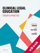 Cover of Clinical Legal Education: Theory and Practice (eBook)