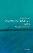 Cover of Administrative Law: A Very Short Introduction