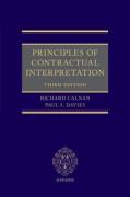 Cover of Principles of Contractual Interpretation