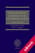 Cover of Principles of Contractual Interpretation (eBook)