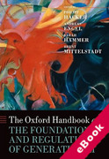 Cover of The Oxford Handbook of the Foundations and Regulation of Generative AI (eBook)