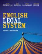 Cover of English Legal System