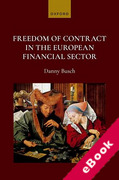 Cover of Freedom of Contract in the European Financial Sector (eBook)