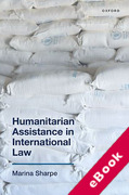 Cover of Humanitarian Assistance in International Law (eBook)