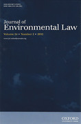 Cover of Journal of Environmental Law: Print Only