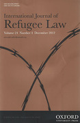 Cover of International Journal of Refugee Law: Print Only