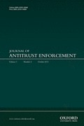 Cover of Journal of Antitrust Enforcement: Online Only