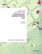 Cover of Cases and Materials for Principles of Administrative Law: Legal Regulation of Governance