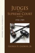 Cover of Judges of the Supreme Court of India: 1950-89