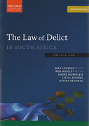 Cover of The Law of Delict in South Africa