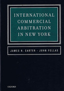Cover of International Commercial Arbitration in New York 