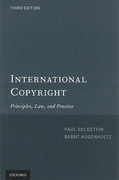 Cover of International Copyright: Principles, Laws and Practice