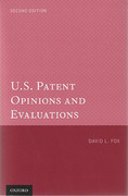 Cover of U.S. Patent Opinions and Evaluations 