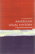 Cover of American Legal History: A Very Short Introduction