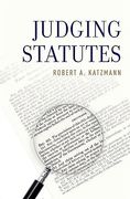 Cover of Judging Statutes