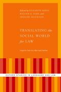 Cover of Translating the Social World for Law: Linguistic Tools for a New Legal Realism