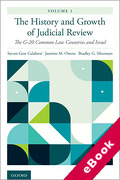 Cover of The History and Growth of Judicial Review, Volume 1: The G-20 Common Law Countries and Israel (eBook)