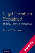 Cover of Legal Pluralism Explained: History, Theory, Consequences (eBook)