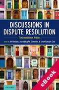 Cover of Discussions in Dispute Resolution: The Foundational Articles (eBook)