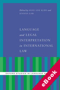 Cover of Language and Legal Interpretation in International Law (eBook)