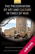 Cover of The Preservation of Art and Culture in Times of War (eBook)