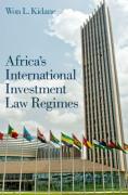 Cover of Africa's International Investment Law Regimes
