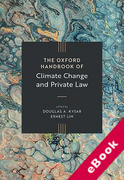 Cover of The Oxford Handbook of Climate Change and Private Law (eBook)