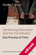 Cover of Sentencing Discretion and the Constitution: Due Process of Time (eBook)