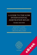 Cover of A Guide to the ICDR International Arbitration Rules (eBook)