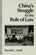 Cover of China's Struggle for the Rule of Law