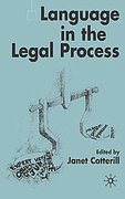 Cover of Language in the Legal Process