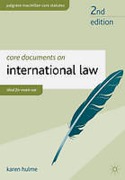 Cover of Core Documents on International Law