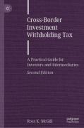 Cover of Cross-Border Investment Withholding Tax: A Practical Guide for Investors and Intermediaries