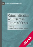 Cover of Criminalisation of Dissent in Times of Crisis (eBook)