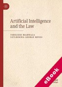 Cover of Artificial Intelligence and the Law (eBook)