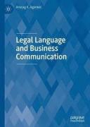 Cover of Legal Language and Business Communication
