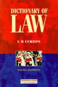 Cover of Dictionary of Law