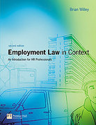 Cover of Employment Law in Context: An introduction for HR professionals