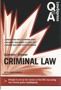 Cover of Law Express Question & Answer: Criminal Law 