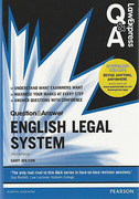 Cover of Law Express Question & Answer: English Legal System Law