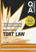 Cover of Law Express Question & Answer: Tort Law