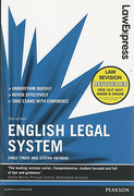 Cover of Law Express: English Legal System