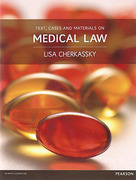 Cover of Text, Cases and Materials on Medical Law