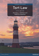 Cover of Tort Law 5th ed (MyLawChamber)