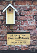 Cover of Property Law: Cases and Materials